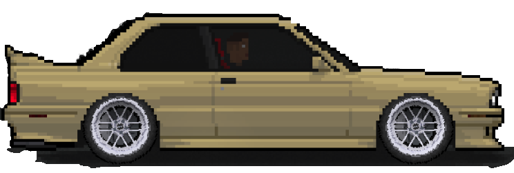 BMW E30 Pixel Art